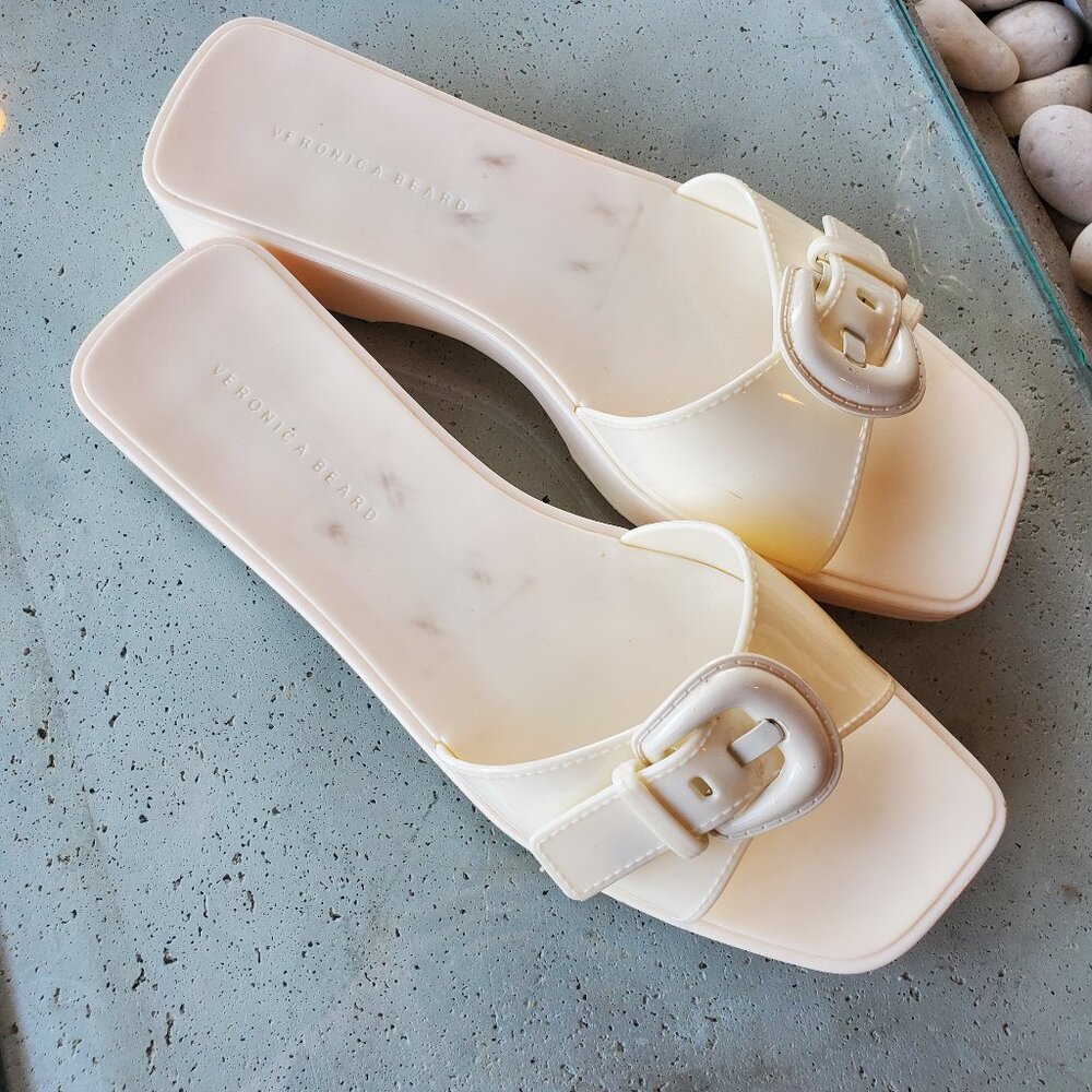 Veronica beard ! Davina Jelly Pool slides ( US/9)
